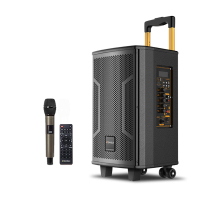 山水(SANSUI)/升级松川 SA5-08跳广场舞音响户外K歌手提拉杆便携式大功率低音炮蓝牙音箱带无线麦克风话筒