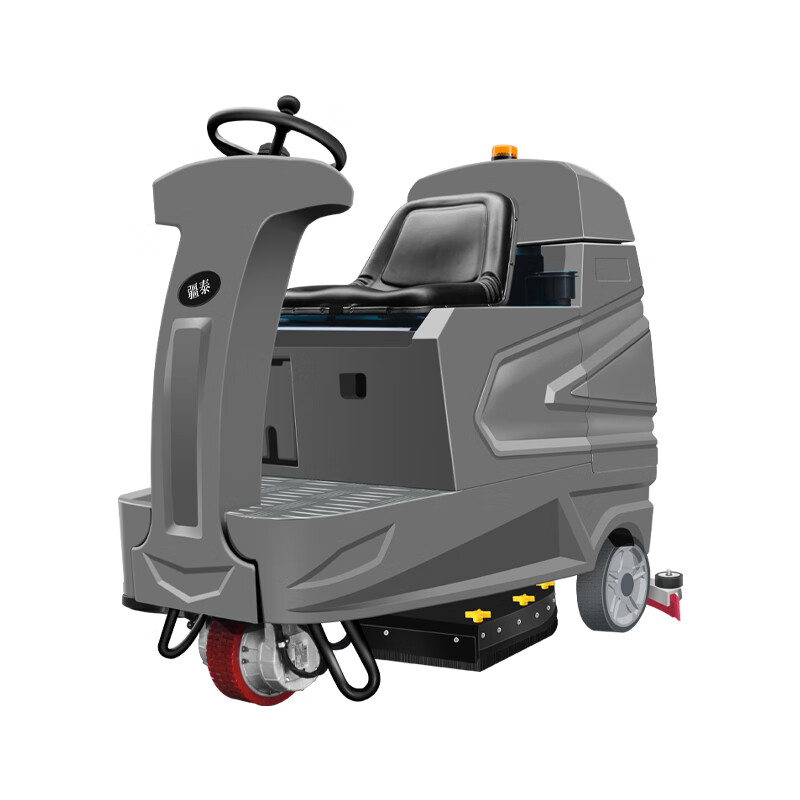 疆泰 锂电款双刷盘全自动驾驶式洗地机24V200A物业保洁工厂商用工业洗地机洗地吸干机擦地机JT-X8L高清大图