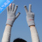 SUNTEK毛绒保暖手套女秋冬季触屏指骑行可爱冬天防寒骑车学生五指百搭