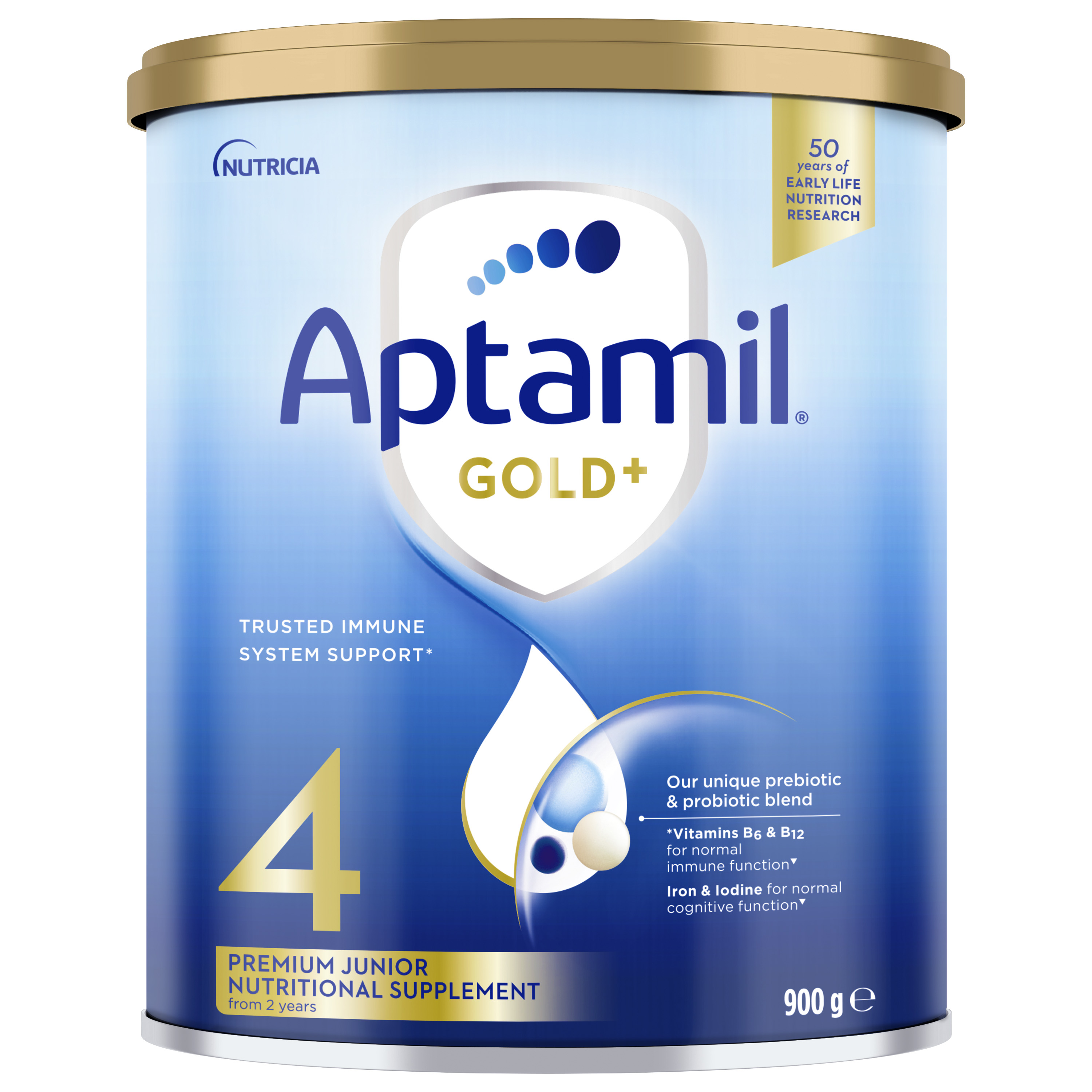 爱他美(Aptamil)金装澳洲版 幼儿配方奶粉 4段(24个月以上) 900g 澳爱金装 新西兰原装进口