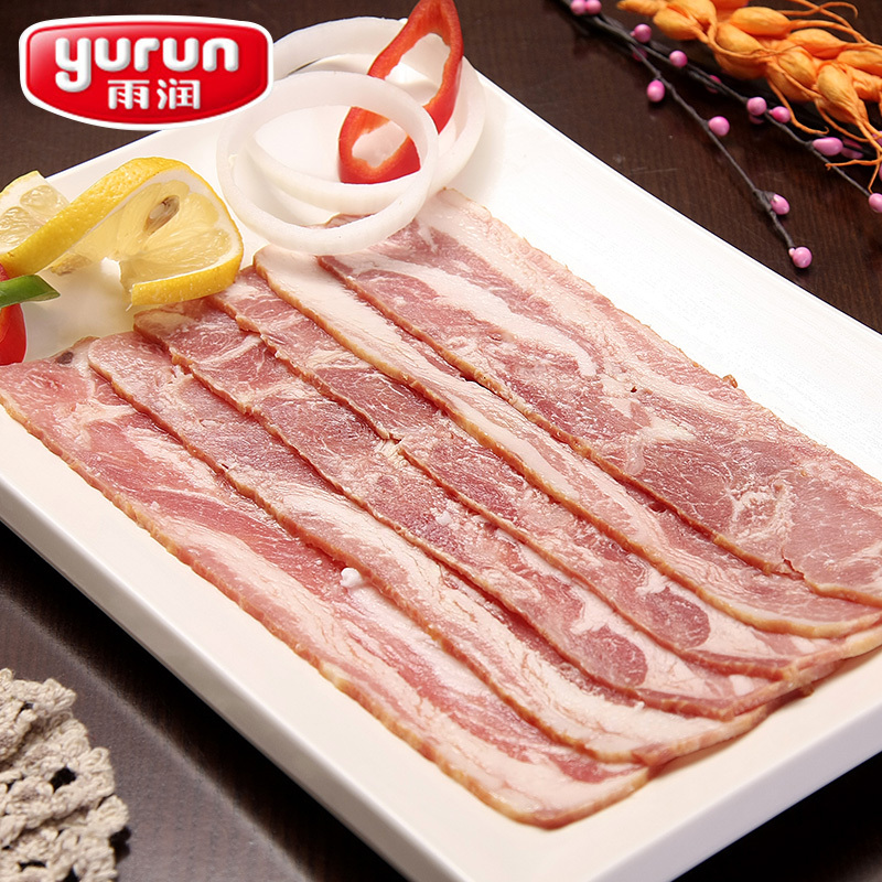 雨润培根600g200g3袋装顺丰空运早餐肉培根夹面包披萨手抓饼原料
