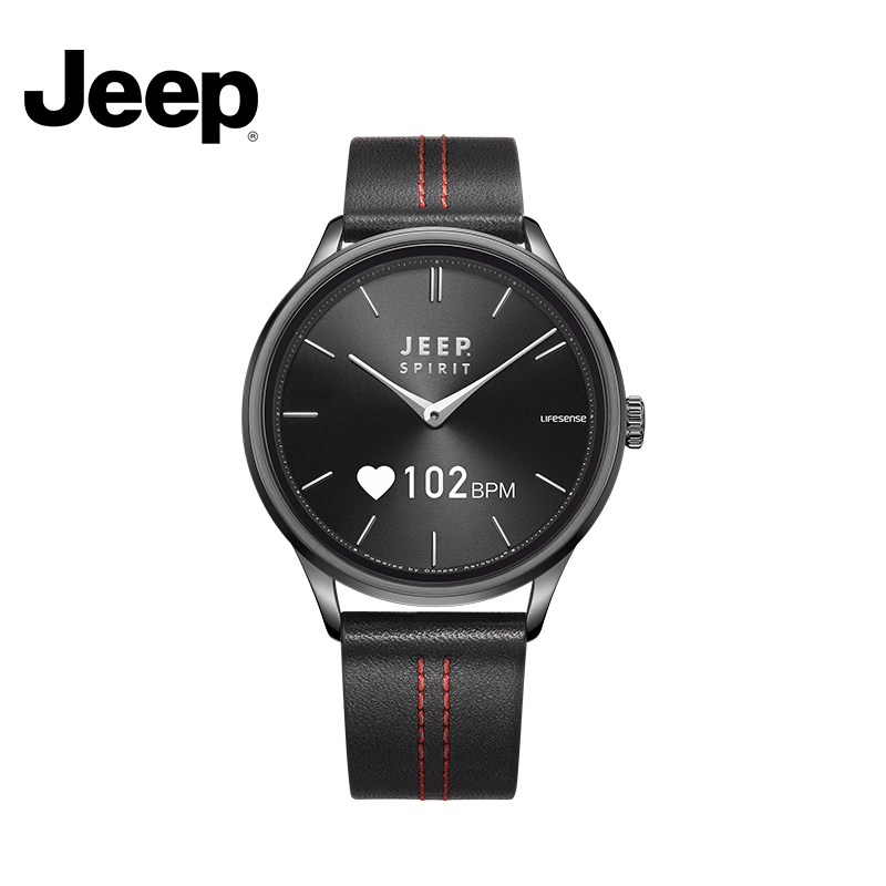 吉普(Jeep) 手表丹宁系列时尚简约防水牛仔表带情侣石英腕表