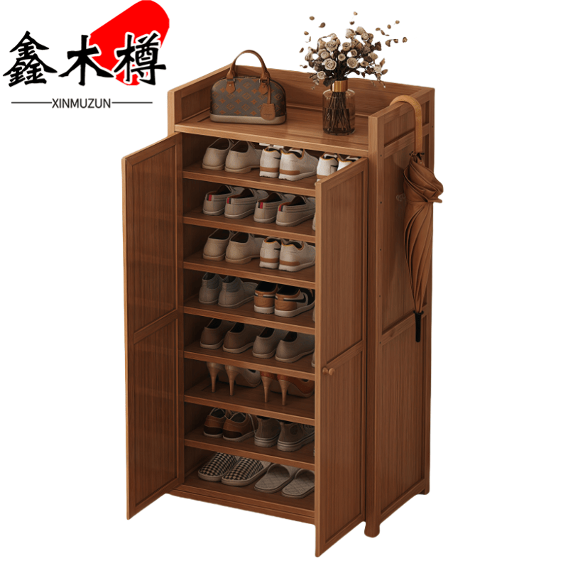 鑫木樽鞋柜600*320*1370mm个高清大图