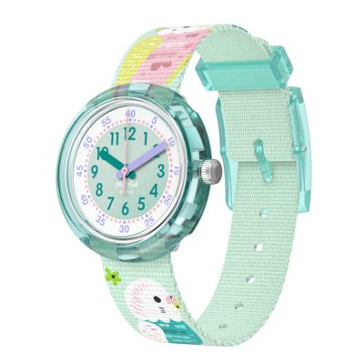 斯沃琪Flik Flak飞菲瑞士儿童表卡通动漫腕表儿童节礼物 嗨皮鹦鹉ZFPNP160