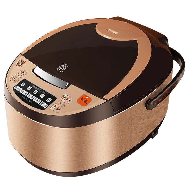 三角牌电饭煲智能多功能迷你1-2-3人4-5升小型蒸煮正品电饭锅家用 4L 适合3-5人用[加厚内胆]高清大图