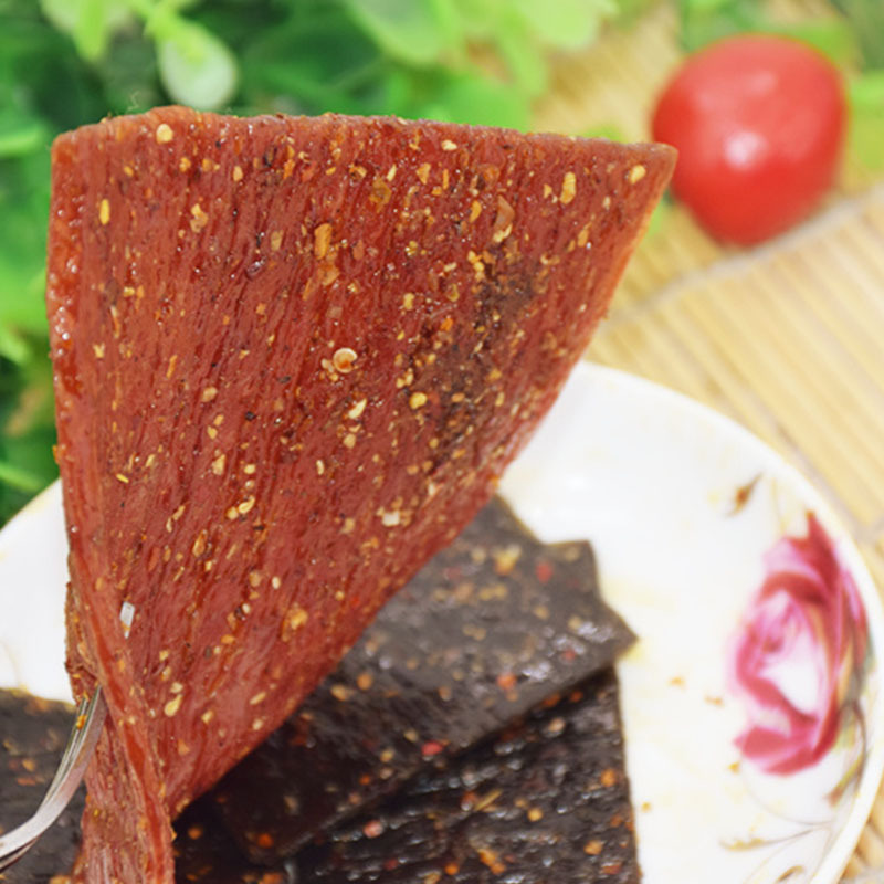 牛板筋麻辣小吃正宗陆草垫泡椒牛板筋辣条儿时零食 臭干子20