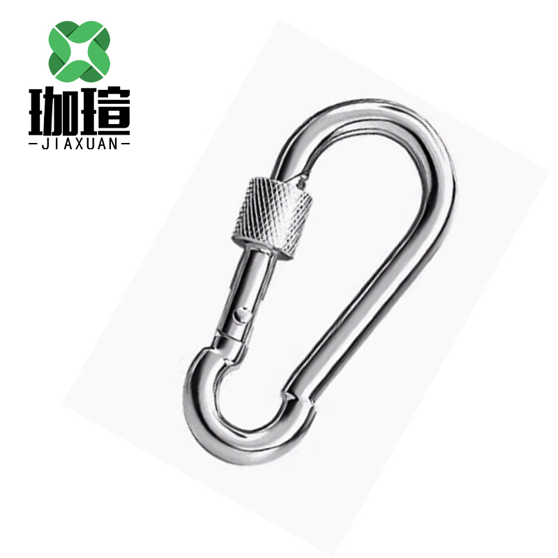 珈瑄 弹簧扣 户外登山扣攀岩速降安全钩锁 M7*70mm 个高清大图