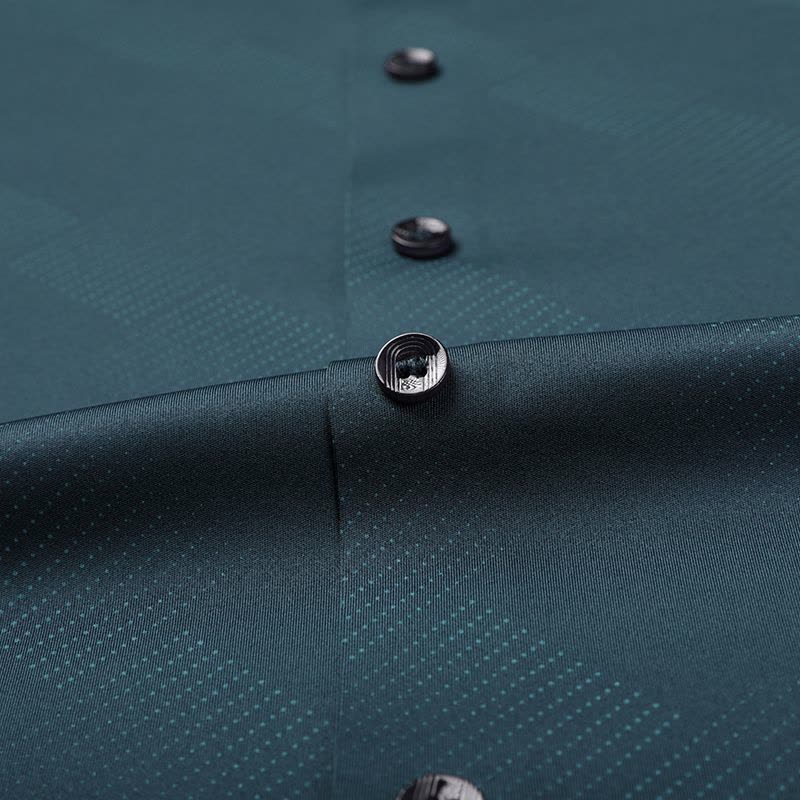 恒源祥品质免烫短袖衬衫男中年男士衬衣服宽松商务休闲寸衣薄2022年夏季图片