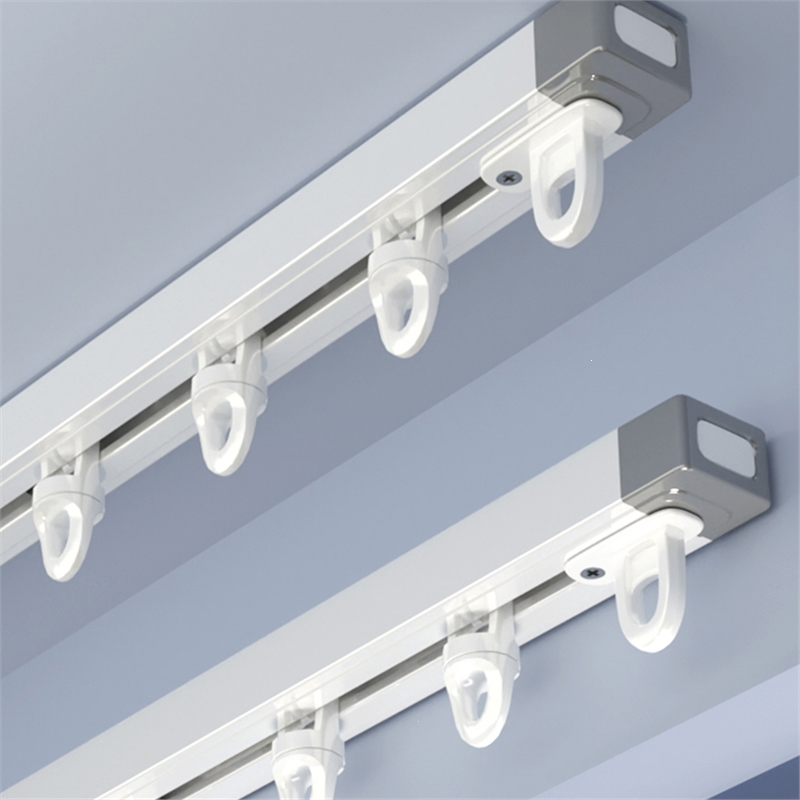 古达奢帘客窗帘轨道免打孔宿舍阳台粘贴滑轨伸缩滑道门帘滑轨自黏导轨