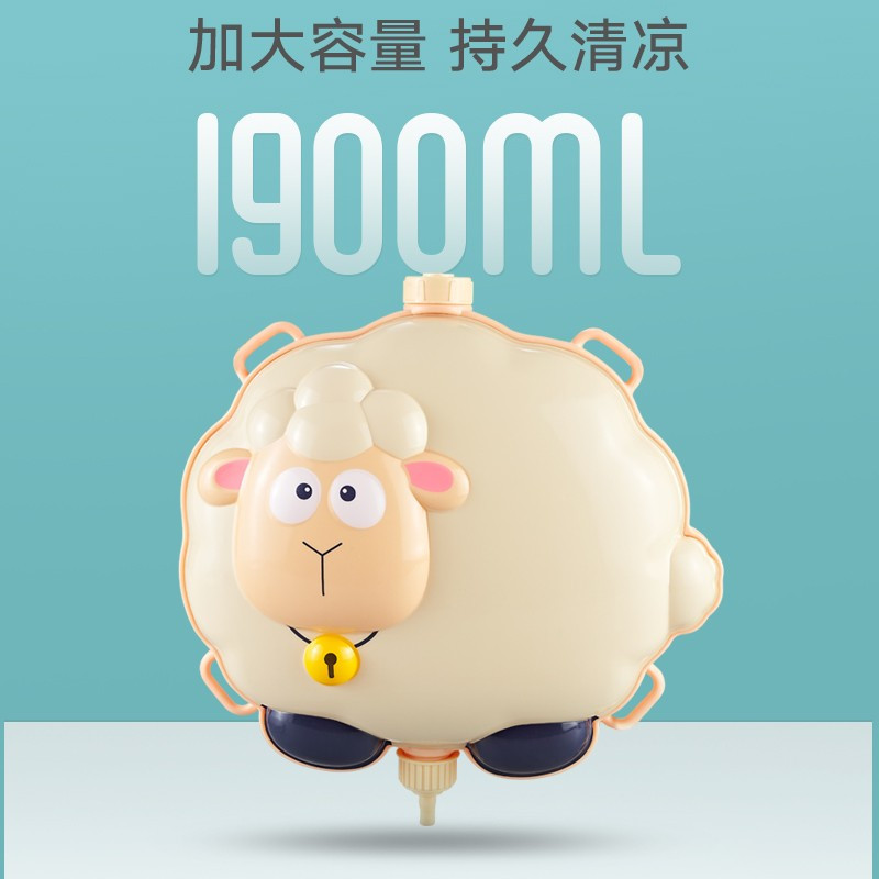 麦巧适( MAQUCC)儿童洗澡宝宝戏水玩具背包式水枪可打水仗 小企鹅书包水枪1000ML