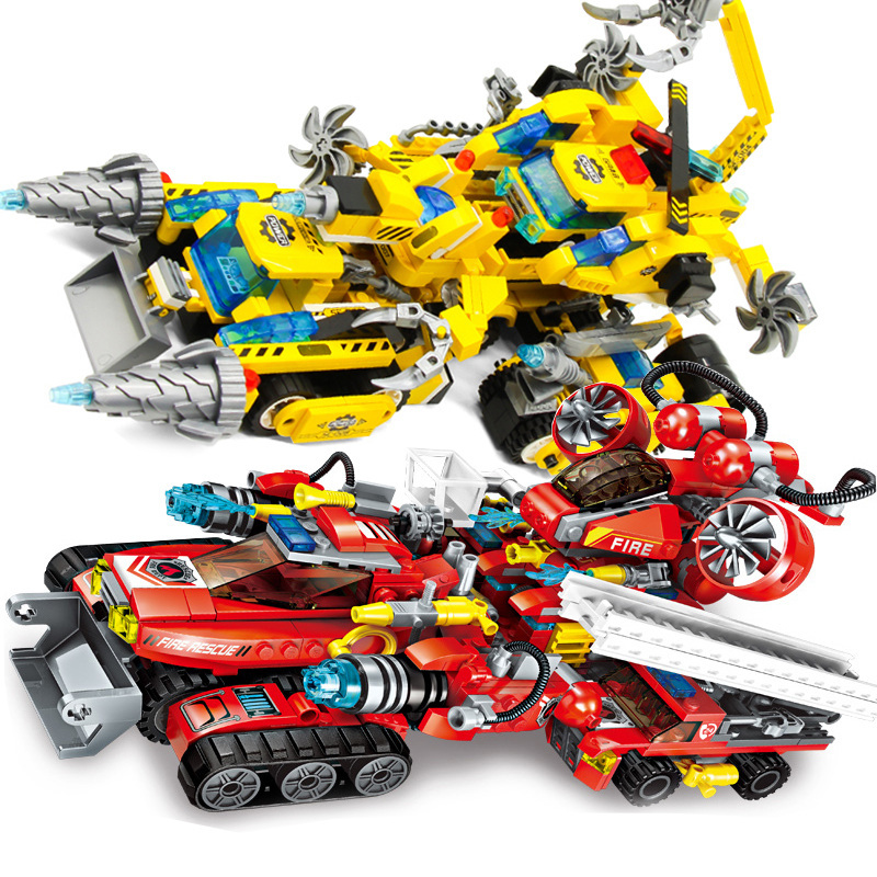 玩具变形机器人金刚高男孩子6-10岁3智力拼图8 毁灭者战神-六合一【赠