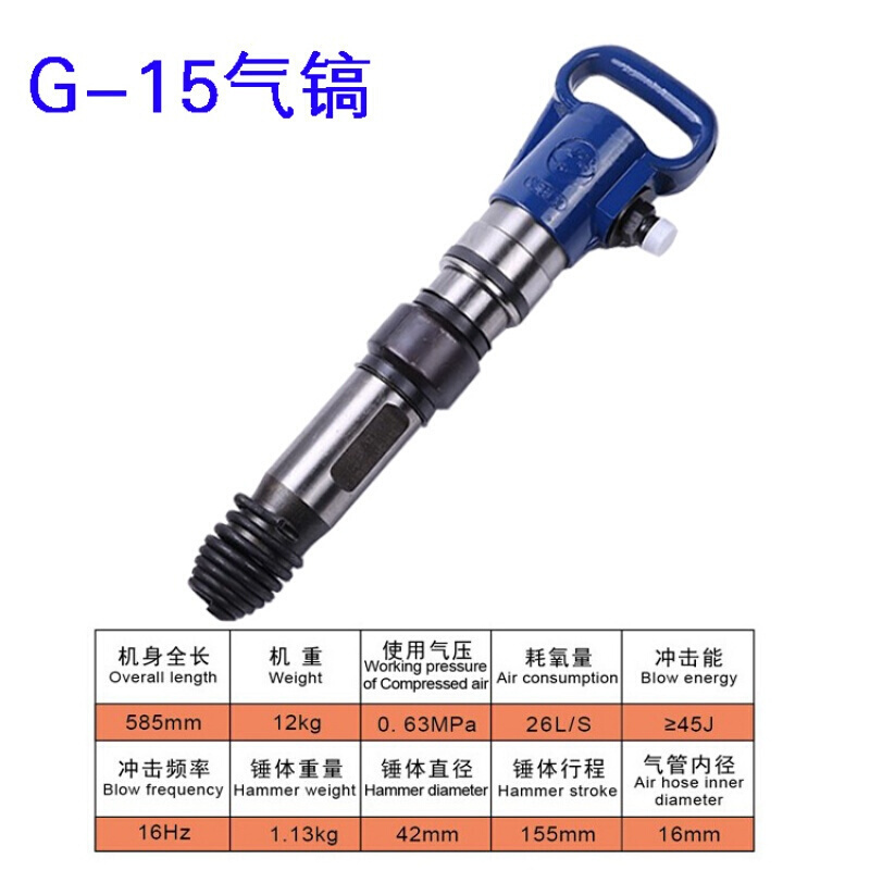 强力气铲定制C6C4风铲风镐气镐气铲头大功率气动工具刹车片铆片机铲 G15气镐