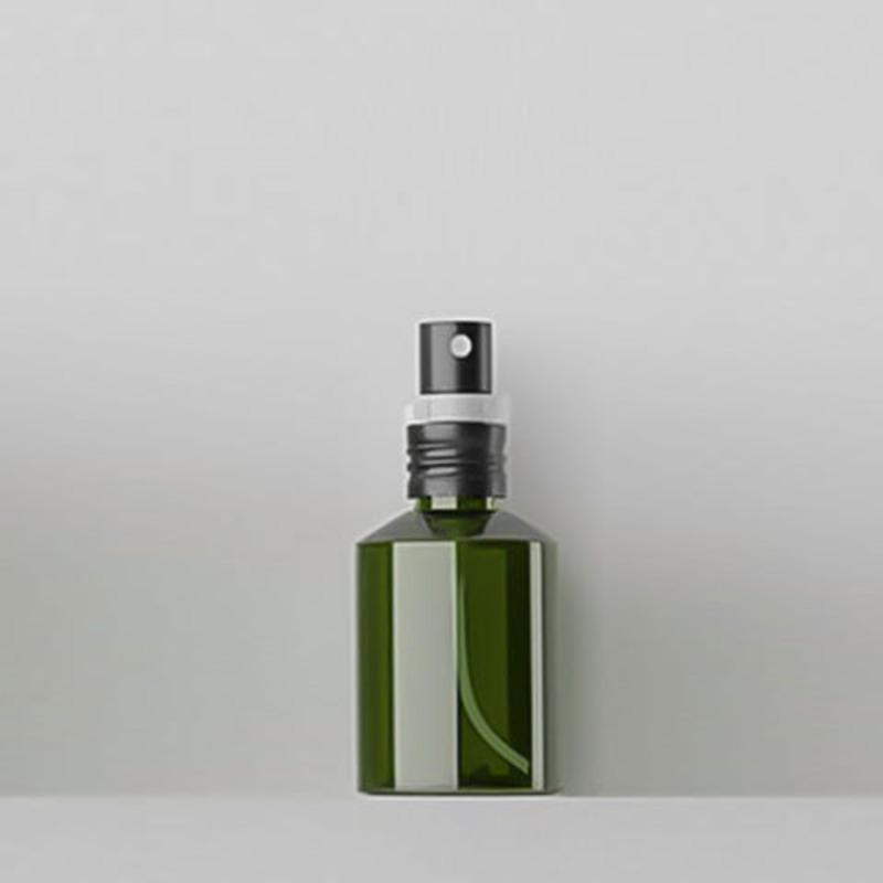 50ml-200ml大容量喷雾瓶 细雾补水瓶喷壶墨绿色避光pet塑料喷瓶 墨绿斜肩-喷雾瓶50ml