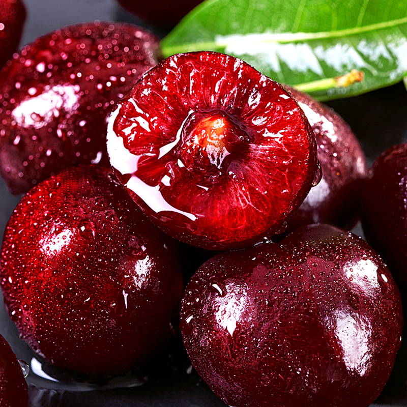 顺丰空运[苏鲜生]礼盒装 进口智利车厘子 净重3斤 JJJ 新鲜水果 大樱桃 黑珍珠 酸甜可口高清大图