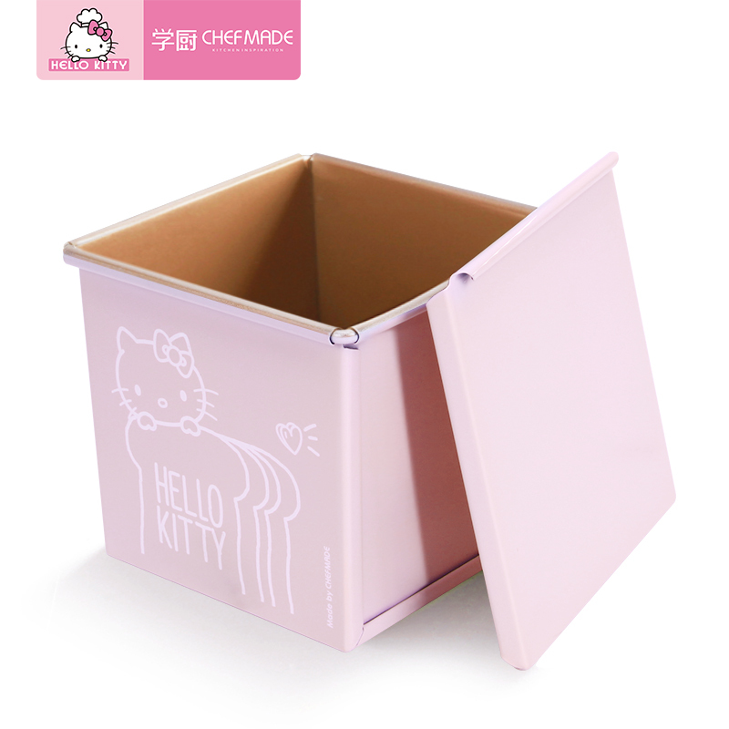 学厨 烘焙模具 厨房工具 HELLO KITTY (凯蒂猫) 正版授权 水立方不粘吐司盒面包模具吐司模具 KT7029
