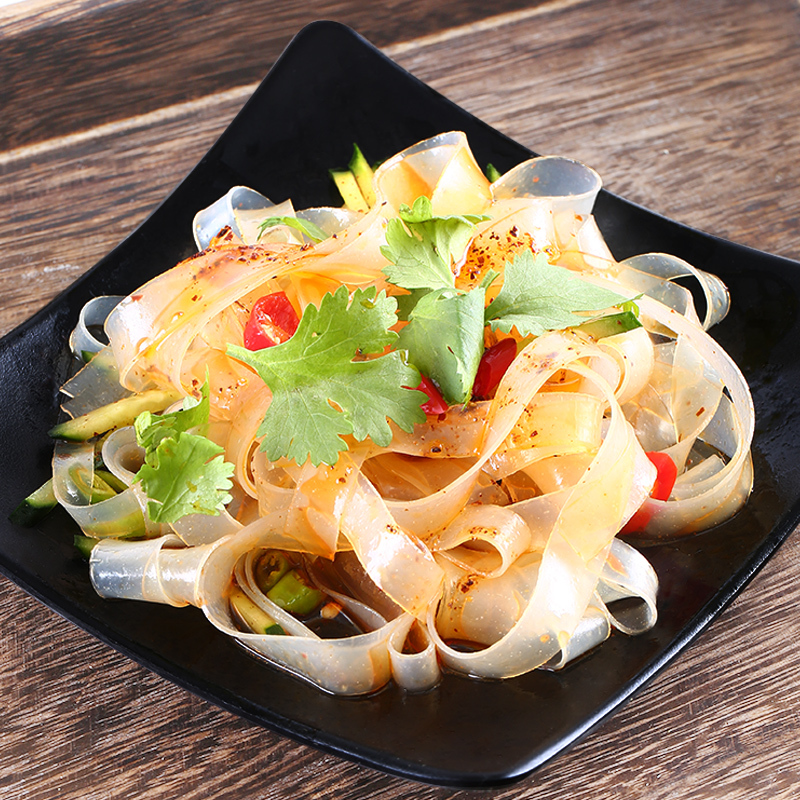 阜阳特产水晶粉皮凉皮拉皮散装凉拌菜食材凉菜干货大全泡发5斤装