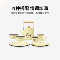 LUINGBOX露营盒子日食搪瓷碗联名-奶酪黄 直径12*高5cm