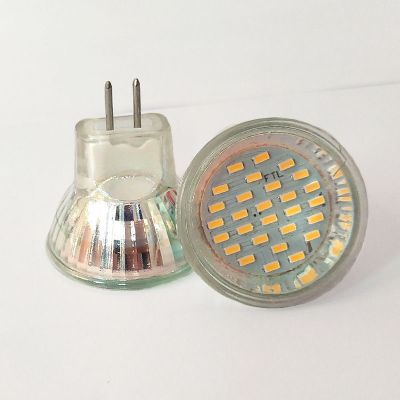 led灯杯220v12vgu53mr16射灯gu10插脚灯珠面径35m插脚小灯泡白光mr16