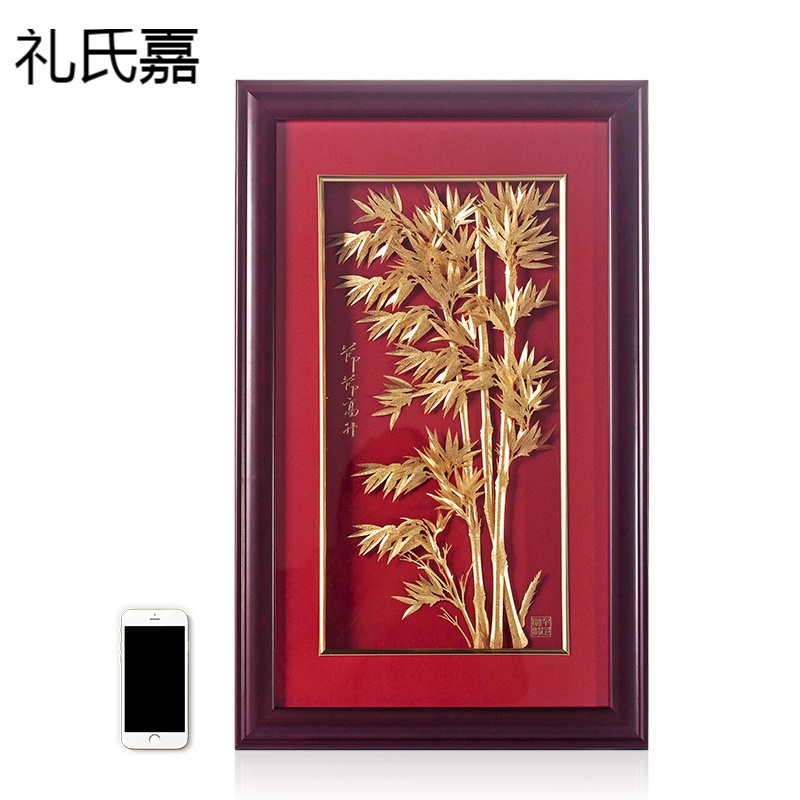 立体金箔画