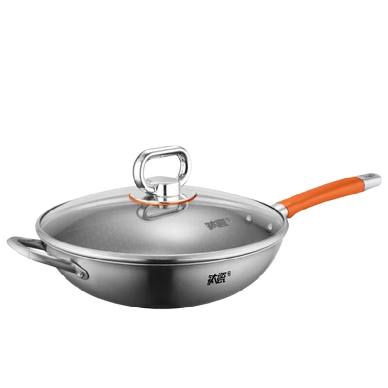 爱仕达炒锅32cm钛瓷晶钢无涂层不粘炒锅CC32E6Q
