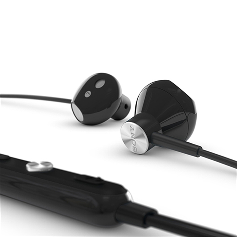 Sony/索尼 STH32 立体声有线耳机入耳式防水防尘运动耳塞通话线控带麦 黑色