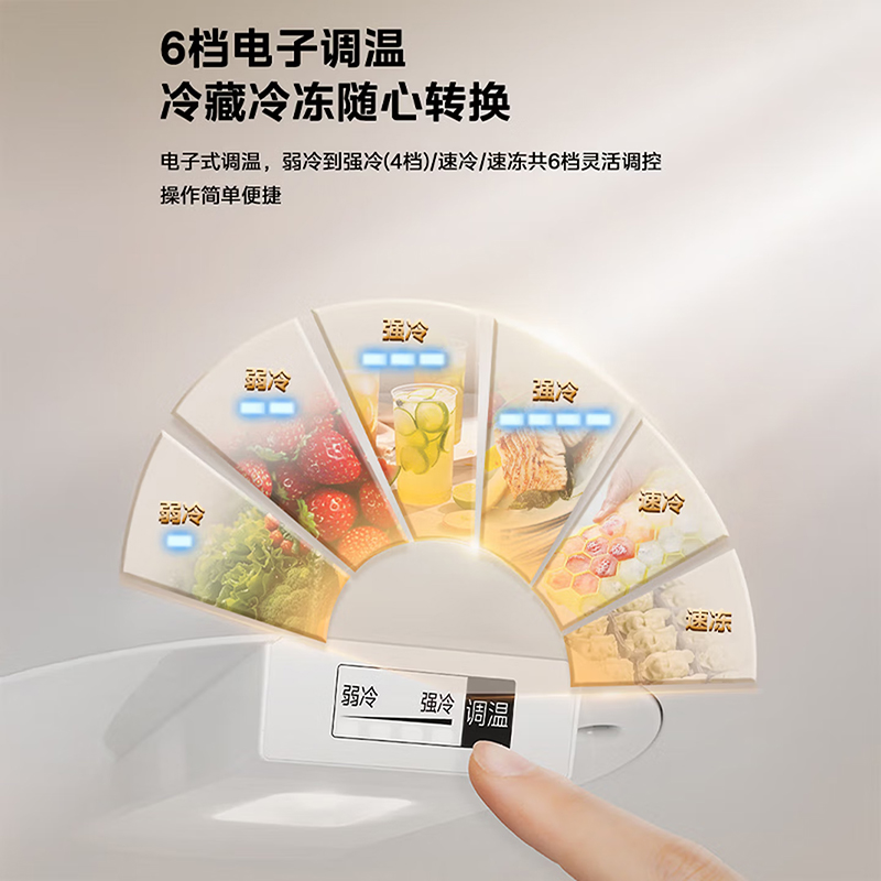 美的(Midea)231三门冰箱灰色一级能效租房家用宿舍小型冰箱三开门三温低耗省电低音运行MR-231T 钛钢灰-星烁高清大图