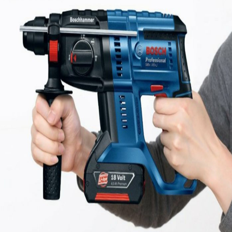 博世锂电无刷电锤gbh180li18v40ah一电一冲视频