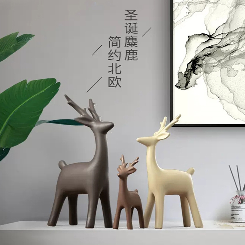 摆件家居装饰现代轻奢欧式陶瓷工艺品摆设时光旧巷客厅玄关电视柜酒柜