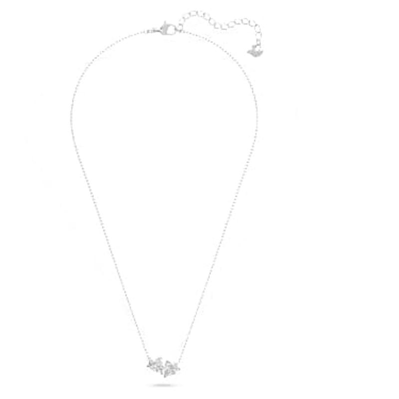 Swarovski水钻双心形项链 精致浪漫优雅时尚轻奢颈链 送女友节日礼物高清大图