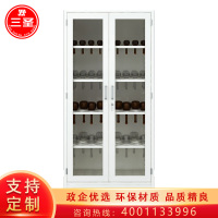 三圣 办公家具器皿柜铁皮柜试剂柜实验室化学品安全柜防腐蚀柜仪器柜样品柜对开玻璃门