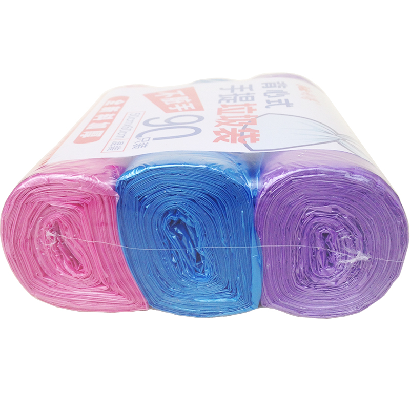利得背心式手提垃圾袋50cm*60cm*90只装高清大图