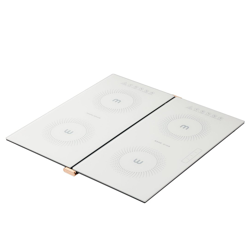 摩飞电器(MORPHY RICHARDS) 折叠暖菜板 两块加热板 260W 玻璃面板 MR8309 / 台