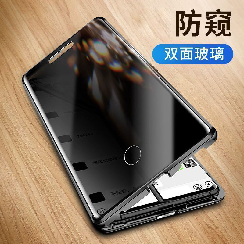 可波 防偷窥VIVOS18全包防摔壳S18pro金属手机壳双面保护套s18e外壳磁吸玻璃防摔保护套