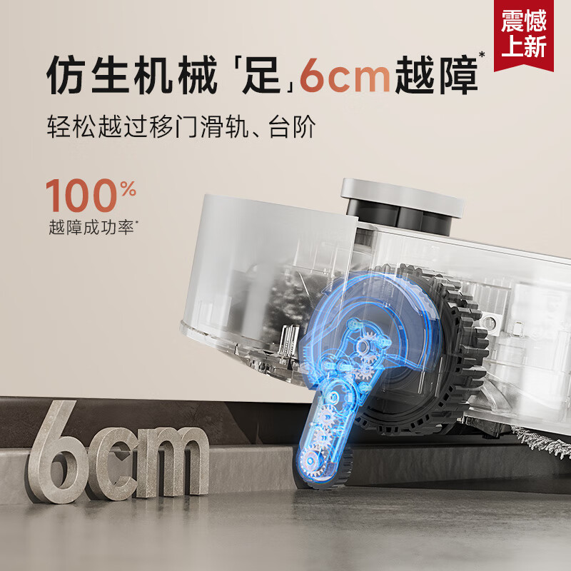 追觅扫地机器人S50Pro超薄上下水版扫拖一体RLS55CE高清大图