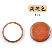胡桃色小镜子 小镜子随身化妆镜携美小号可爱随身镜家用宿舍学生手持圆形木镜