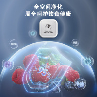 容声(Ronshen)158升家用商用立式冷冻柜,冷藏冷冻转换,五层独立分区,宝石蓝晶钻外观BD-158WRSY