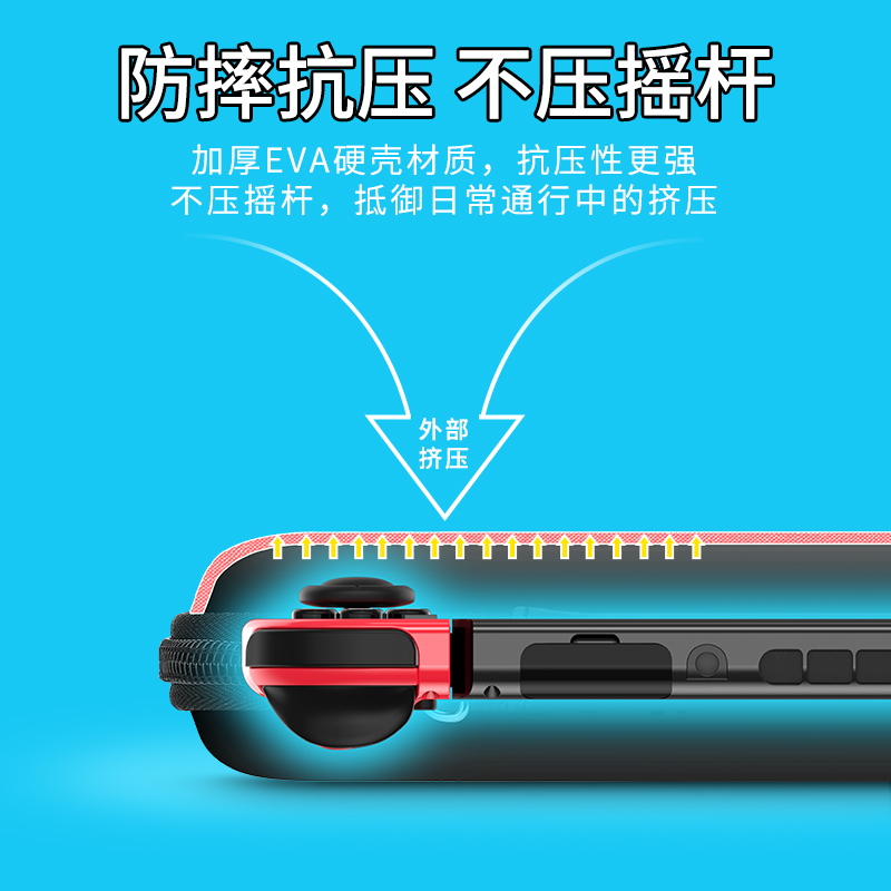 适用任天堂switch收纳包配件盒ns游戏机硬壳保护包防震抗摔硬包套周边便携卡盒外壳随身携带数码高清大图