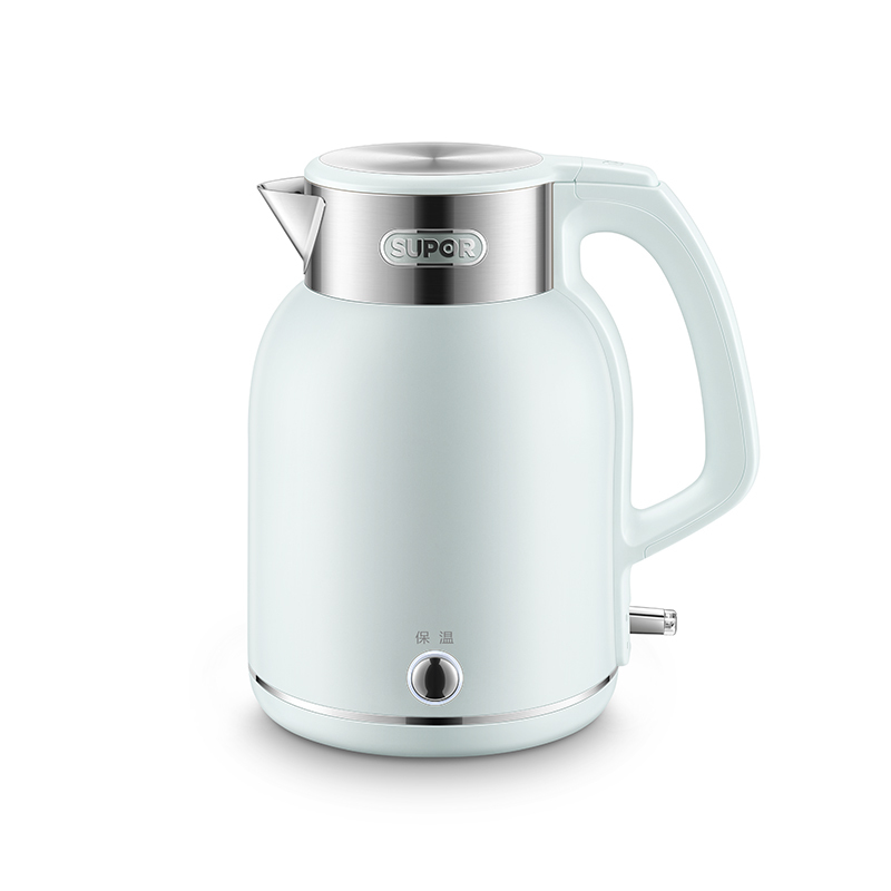 苏泊尔(supor)电水壶热水壶2l/升大容量 1800w大功率 316l不锈钢机身