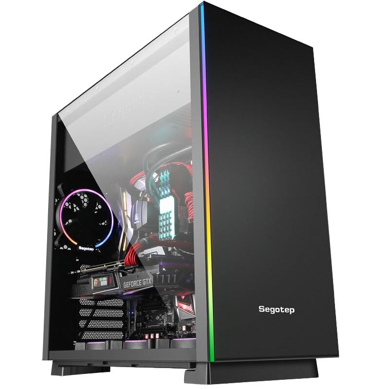 甲骨龙i9 9900KF/RTX2060 6G独显/Z390UD 16G内存 2560G固态水冷游戏台式电脑主机 DIY组装机