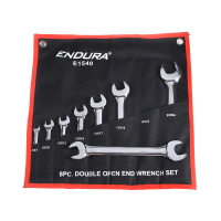 力易得(ENDURA)8件套双开口扳手套装 双头呆扳手组套 E1540 1个