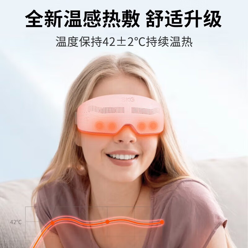 艾诗凯奇SKG肩颈按摩器智能热敷护颈仪4D揉捏按摩仪轻巧便携设计高清大图