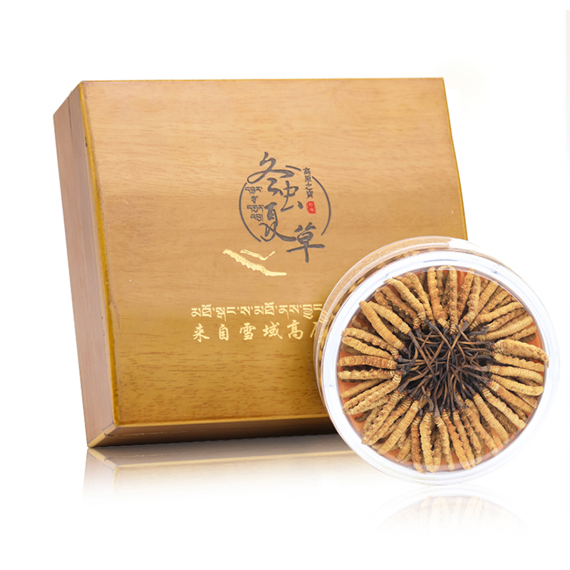 阿依舍 冬虫夏草虫草正品冬虫草王 5条/g 30克 150条干货礼盒装
