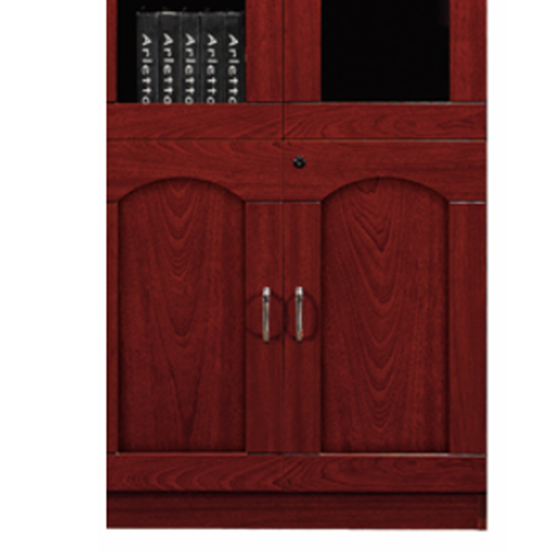 中豫鑫泽 ZYXZ4052429木质文件柜油漆贴木皮资料柜书柜 二门高清大图