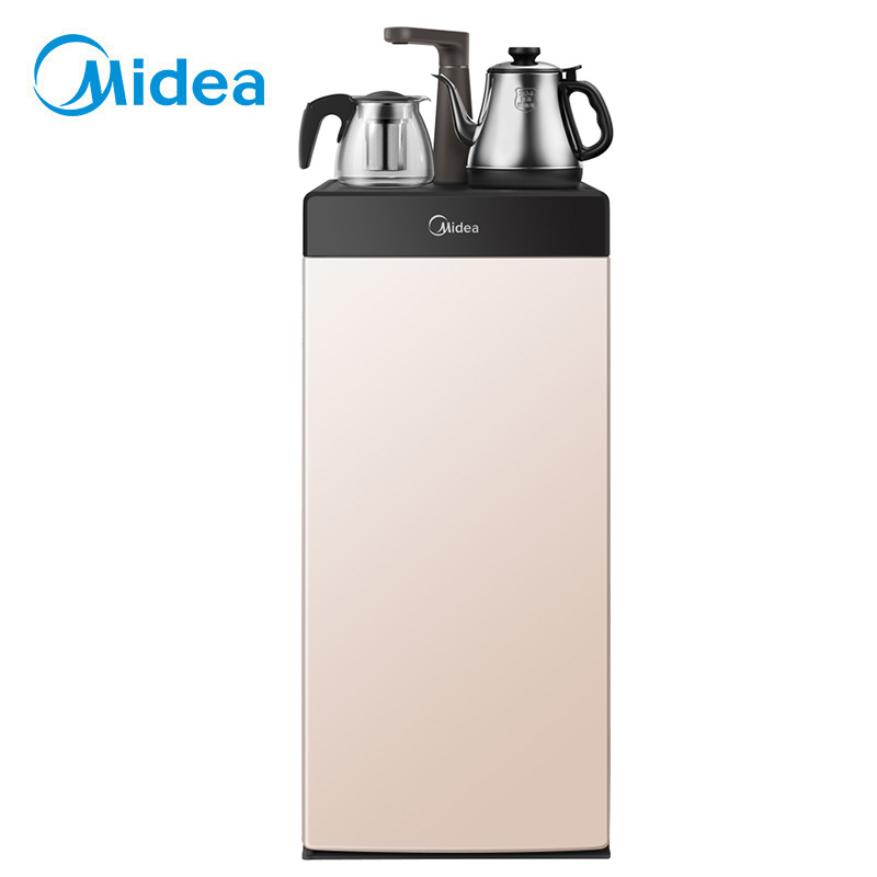美的(Midea)饮水机下置式茶吧机家用苏宁自营全自动上水温热型智能童锁饮水机温热型饮水机柜式YR1206S-X