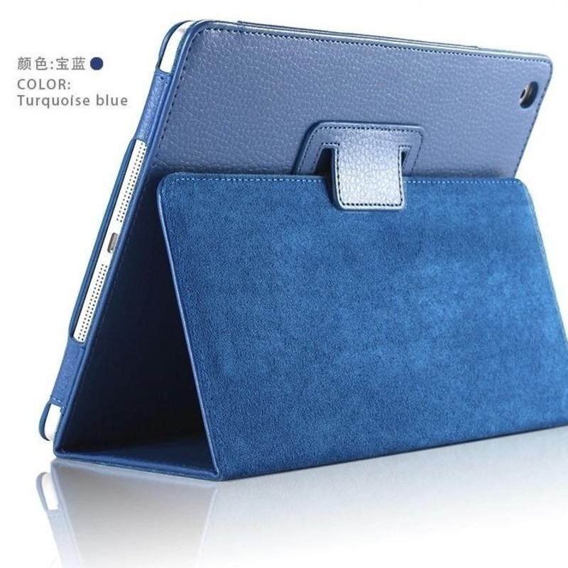 深蓝 mini1/2/3通用 苹果平板电脑iPad Air2保护套ipad2/3/4/5/6全包防摔mini休眠皮套