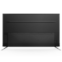 TCL 75T6 75英寸电视 4K超高清 HDR 全面屏 全场景AI 超薄 智能 液晶 平板 电视（黑色）75t6