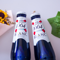 Kronenbourg1664白啤酒法国凯旋克伦堡精酿小麦白啤218ml*24瓶整箱装