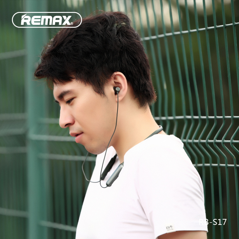 REMAX 蓝牙颈戴运动休闲耳机 RB-S17 黑色