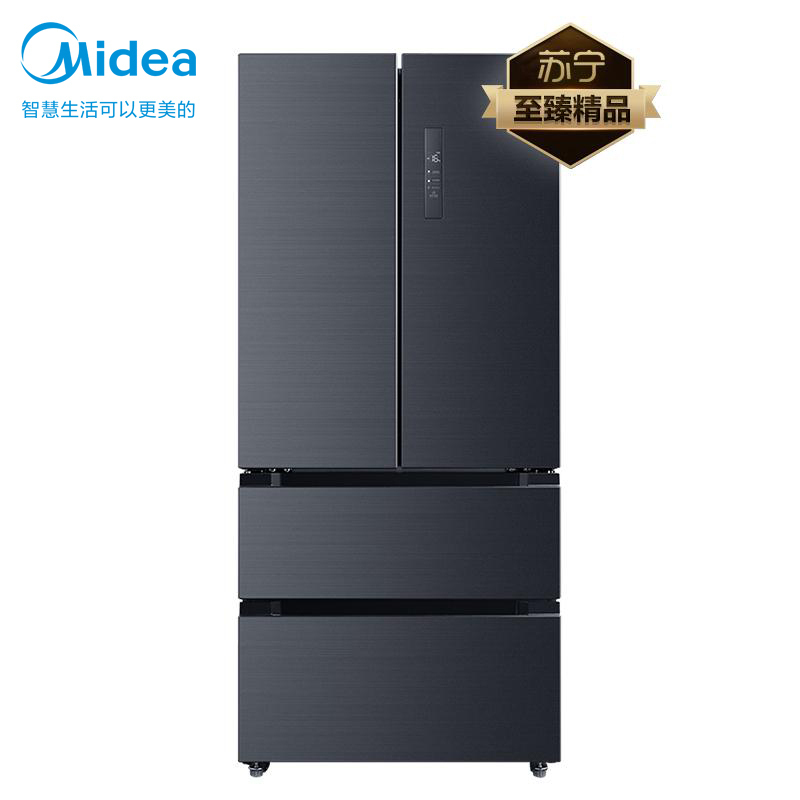 [19分钟急速净味]美的(Midea)508升 法式多门冰箱 高端系列 智能杀菌一级能效 BCD-508WTPZM(E)