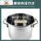 加厚不锈钢桶盖子平面盖锅盖汤桶盖单独卖盖子盖把手钉珠 敬平 盖子内径19.5cm.外径21cm 下沉式把手锅具配件